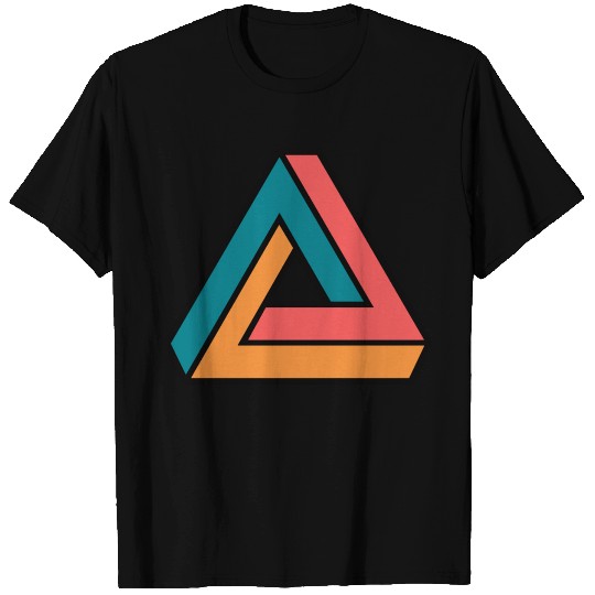 Colorful Penrose Triangle T Shirts