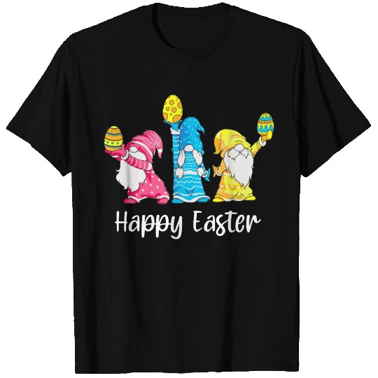 Women Kids Men Happy Easter Bunny Gnomes T Shirts