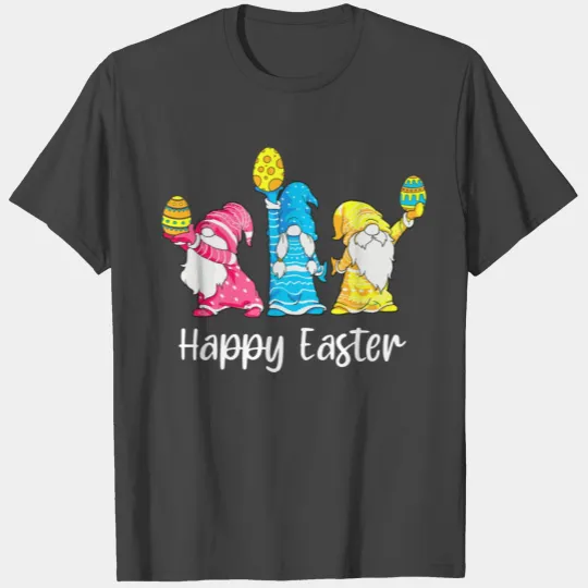 Women Kids Men Happy Easter Bunny Gnomes T Shirts