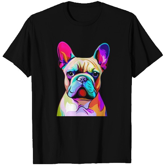 Frenchie Art Pets Dogs Animals Canine T Shirts