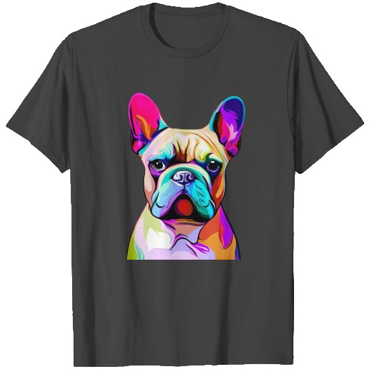 Frenchie Art Pets Dogs Animals Canine T Shirts