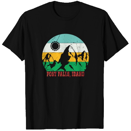 Idaho Vacation Post Falls Idaho Souvenir Hiking T Shirts