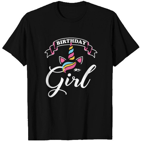 Rainbow Unicorn Happy Party T Shirts