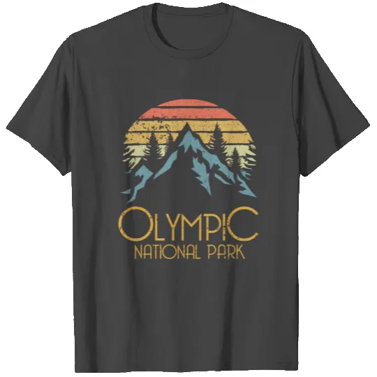 Olympic National Park Washington Mountains T Shirts