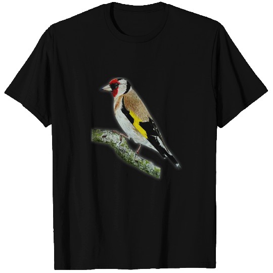 goldfinch Bird drawing Art Hippie Peace Natural T Shirts