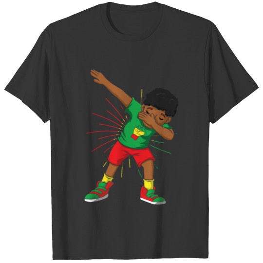 Dab Kid Celebrate Juneteenth Black History T Shirts