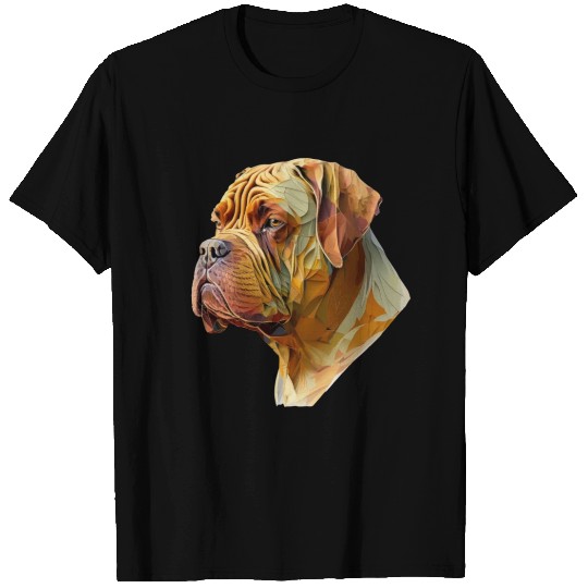 Abstract AI-Generated Dogue de Bordeaux T Shirts