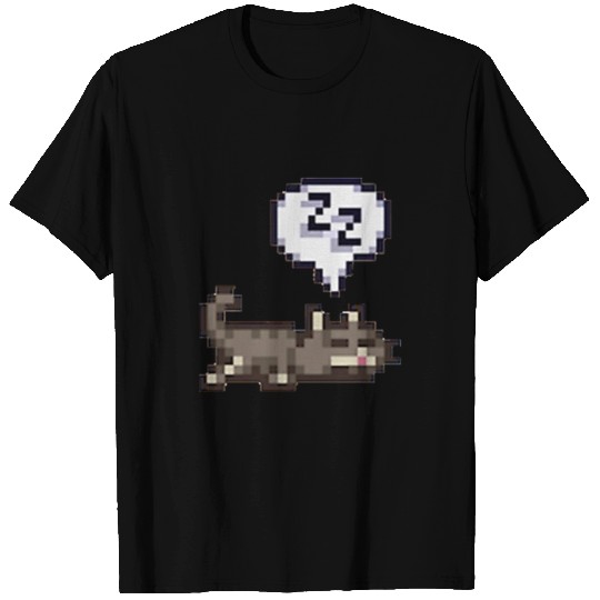 Stardew Valley Sleeping Cat Sploot T Shirts