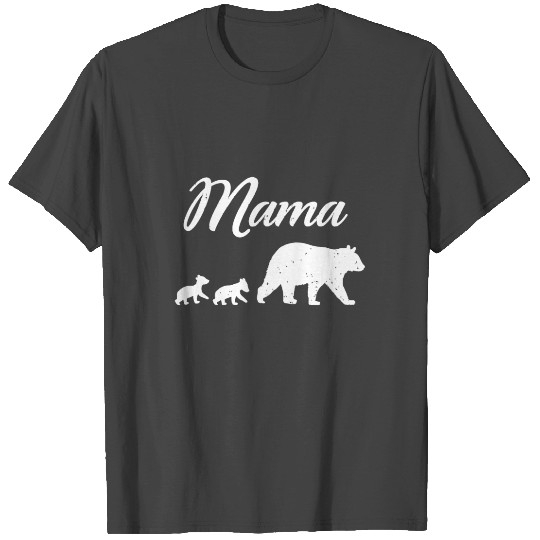 Mama Bear - With Two Cubs Twin Mom Mother's Day Gi T Shirts