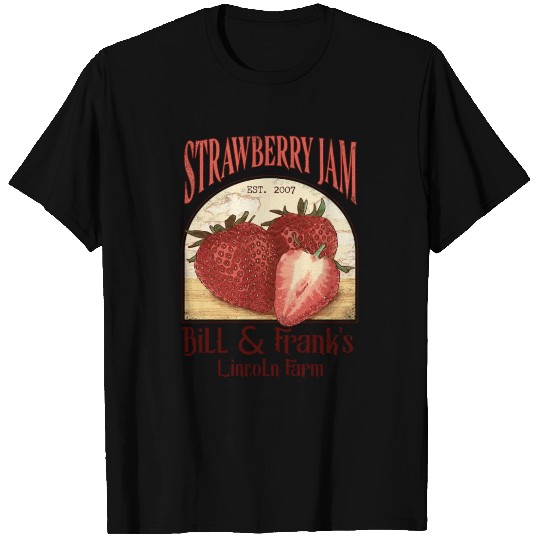 Bill and Frank Strawberry Jam The last of us T Shirts