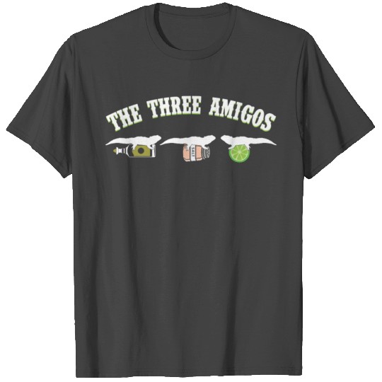 The Three Amigos Iguanas With Tequila Salt Lime T Shirts