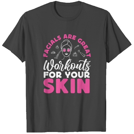 Cute Licensed Esthetician Skincare T Shirts