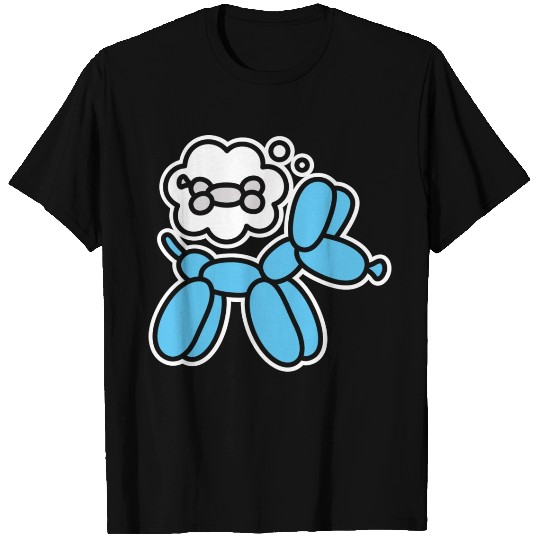 Balloon dog and bone Balloon artist Balloon animal T Shirts