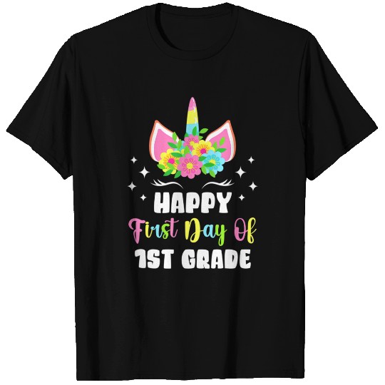 Unicorn Back to School First Day Of Class 1st Grad T Shirts