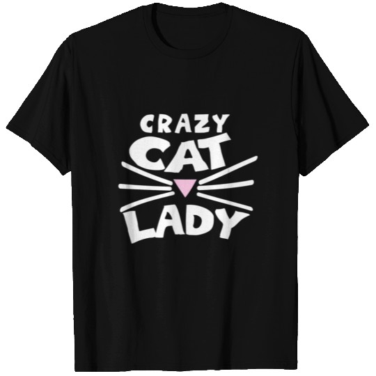 Crazy Cat Lady Long Cat T Shirts