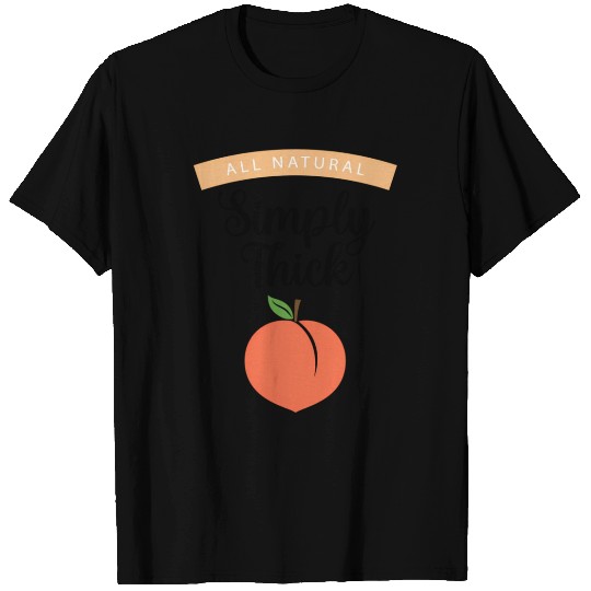 Simply Thick Peach Body Positivity T Shirts