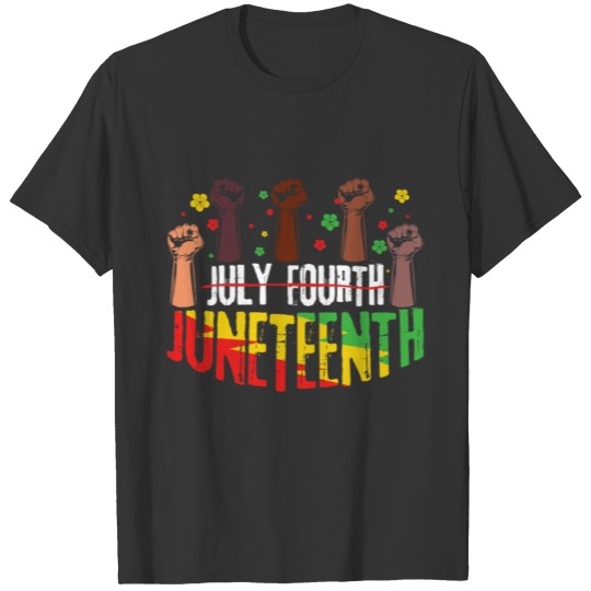 Protest Fist Celebrate Juneteenth Black History T Shirts