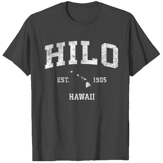 Hilo Hawaii Hi Athletic Sports T Shirts