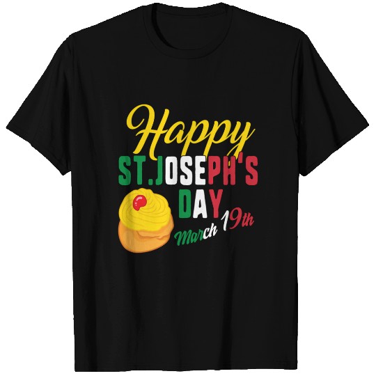 Happy St Josephs Day Jesus Catholic Religious Marc T Shirts