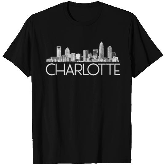 Charlotte Nc Skyline For T Shirts