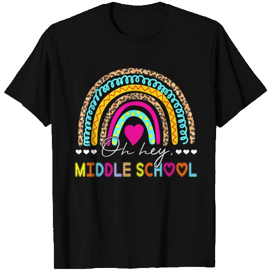 Team Middle School Squad Back To School Rainbow Te T Shirts