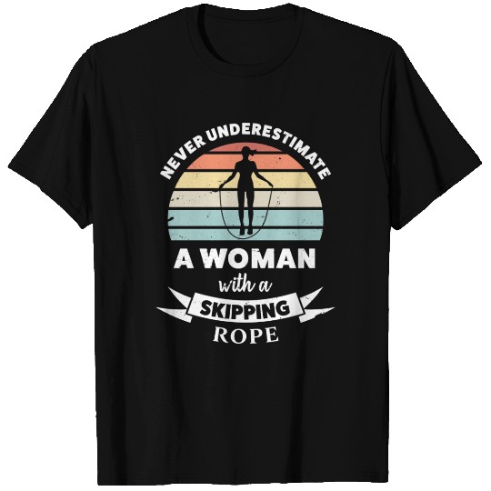 Woman With A Skipping Rope Wife T Shirts