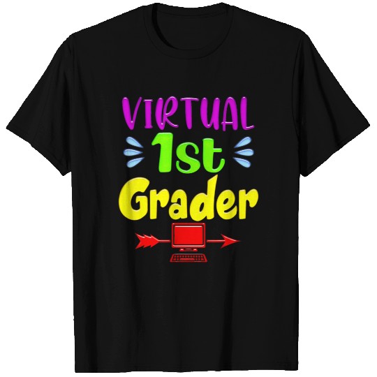 Virtual 1st grader Funny Back to School 2020 Teach T Shirts