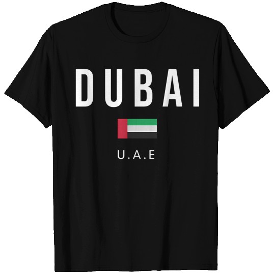 Dubai United Arab Emirates Flag Uea T Shirts