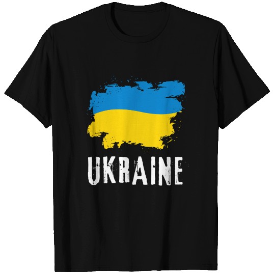 Ukraine Flag Ukrainian Support Pride T Shirts