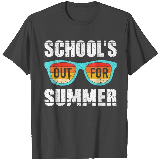 Retro Last Day Of School Schools Out For Summer Te T Shirts