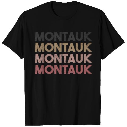 Montauk New York Style Distressed T Shirts