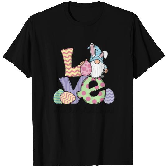 Love Easter Teacher'S Aide Gnomes Teacher Easter 2 T Shirts
