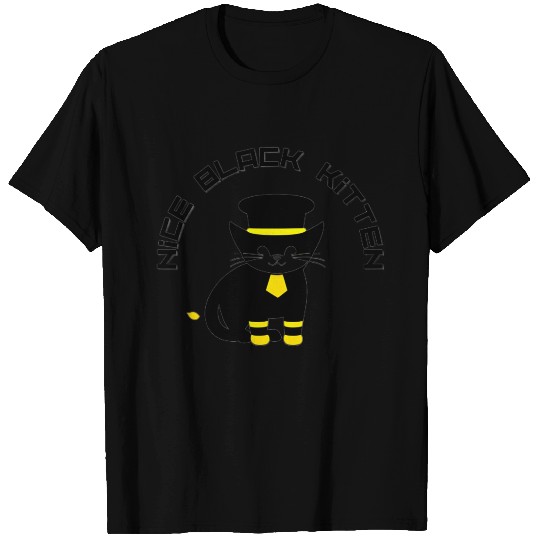 Nice black kitten T Shirts