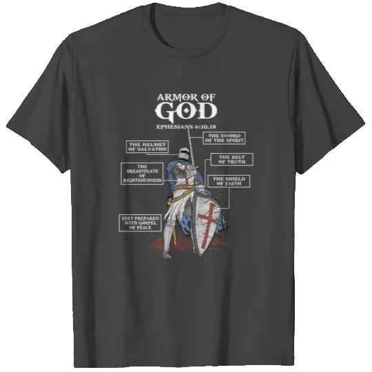 Armor Of God Bible Verse For Religious Christian T Shirts
