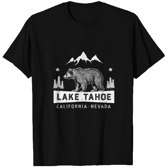 Lake Tahoe California Nevada Bear T Shirts