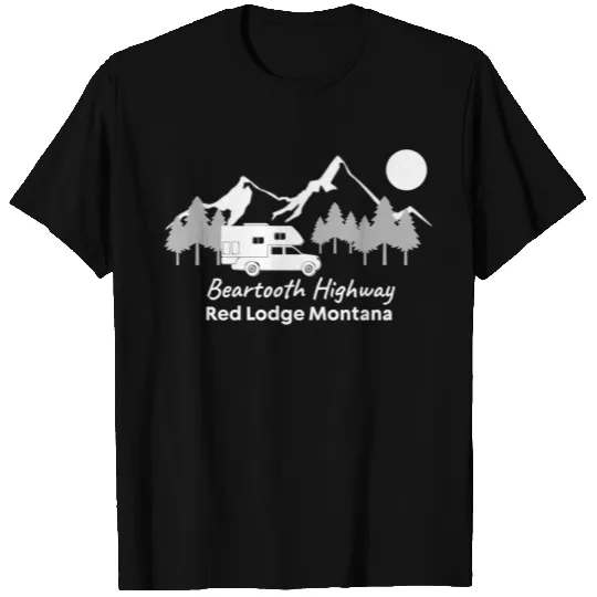 Beartooth Highway Red Lodge Montana Truck Camper T Shirts
