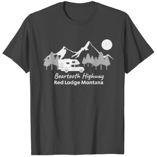 Beartooth Highway Red Lodge Montana Truck Camper T Shirts
