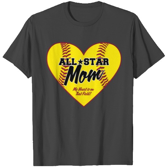 All-Star Softball Mom T Shirts