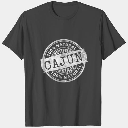 100 Certified Cajun White Stamp Louisiana T Shirts