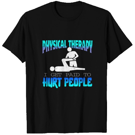 Physical Therapy Therapist Physiotherapist Distres T Shirts