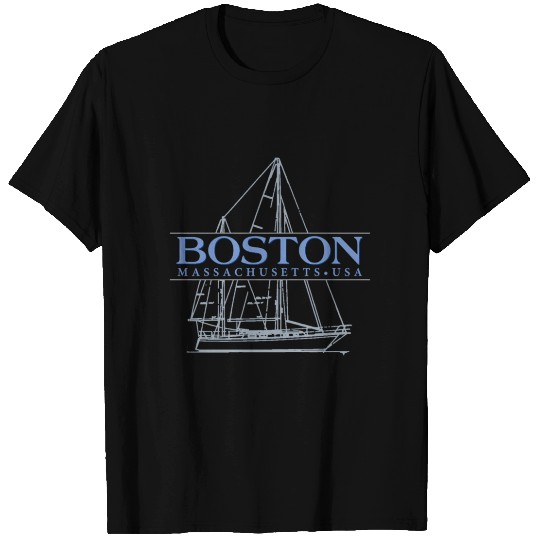 Boston Massachusetts Sailing T Shirts