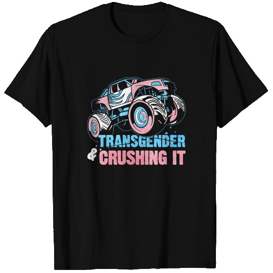 Transgender Pride Monster Truck T Shirts