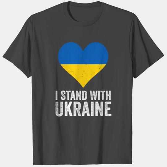 I Stand With Ukraine Stop Putin Stop War Support U T Shirts