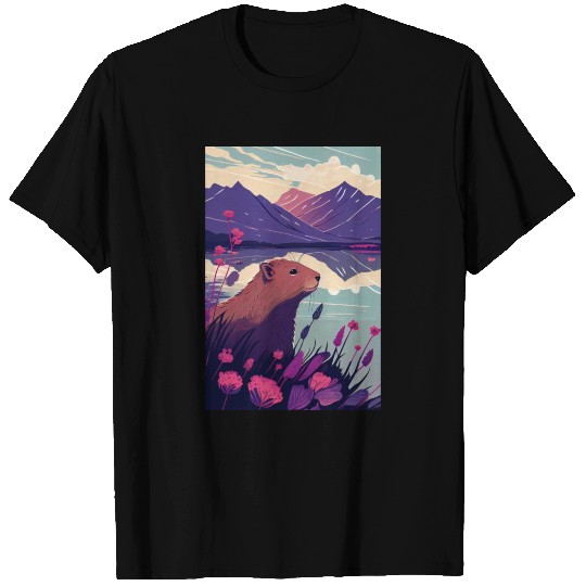Capybara Nature Capibara T Shirts