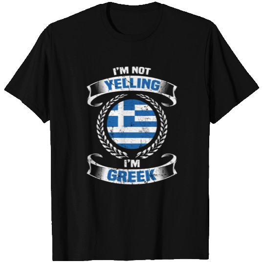 Greek Greece Flag Athens T Shirts