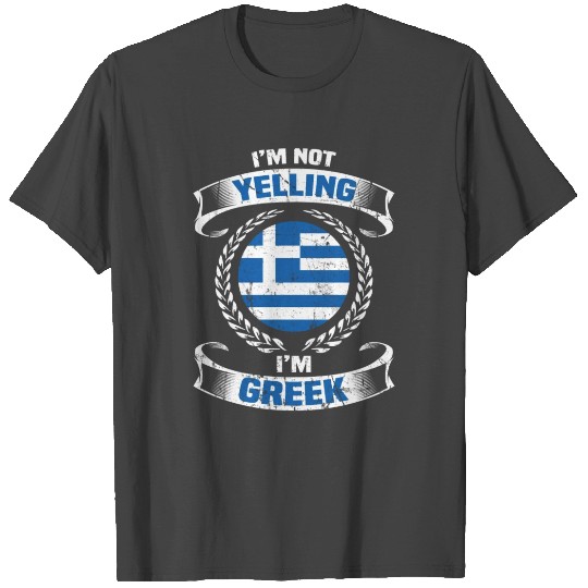 Greek Greece Flag Athens T Shirts