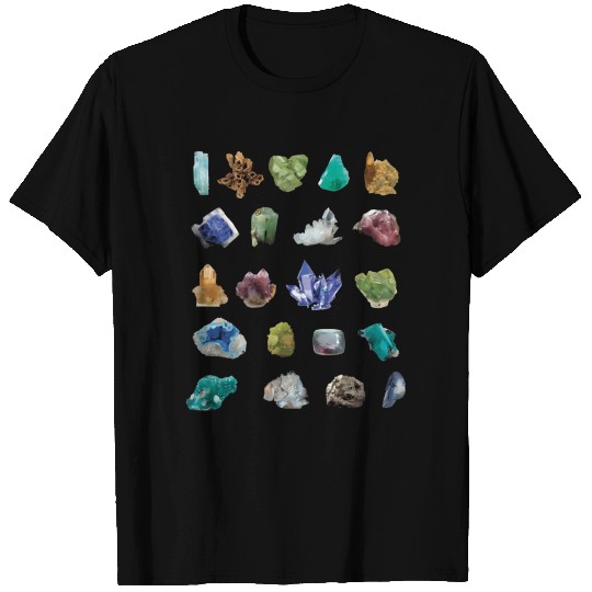 Gems Minerals Crystal Rock T Shirts