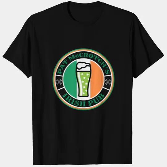 Pat Mccrotch'S Irish Pub Green Beer St Patric Day T Shirts