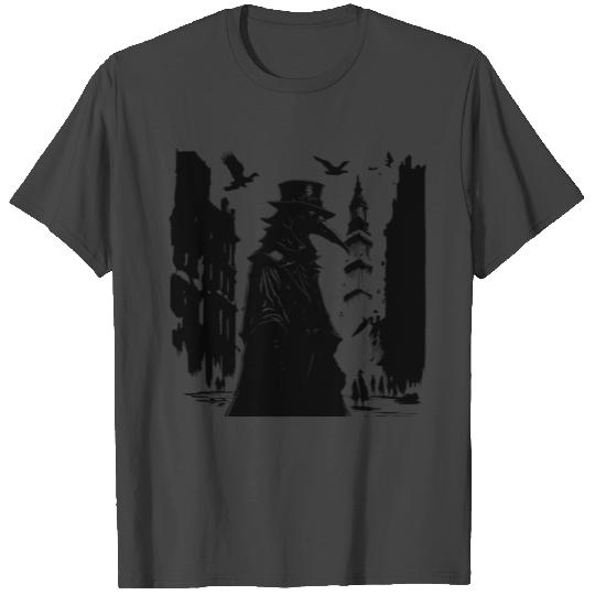 plague doctor in the city T Shirts