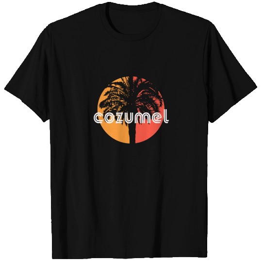 Cozumel Mexico Artistic Vacation Souvenir Palm T Shirts